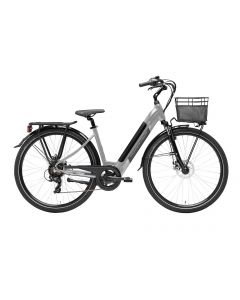 Fiets e-bike E1 28 grijs