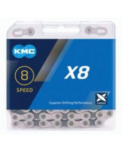 KMC ketting 8 speed X8 zilver